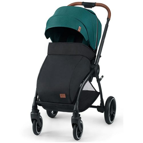 Kinderkraft Kolica Evolution Cocoon 2u1, midnight green slika 16