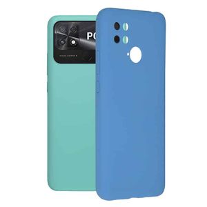 Techsuit Soft Edge Silicone maska za Xiaomi Poco C40 - Denim plava