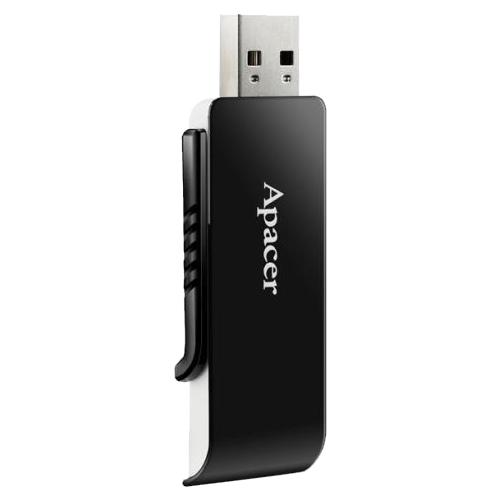 APACER 64GB AH350 USB 3.2 flash crni AP64GAH350B-1 slika 1