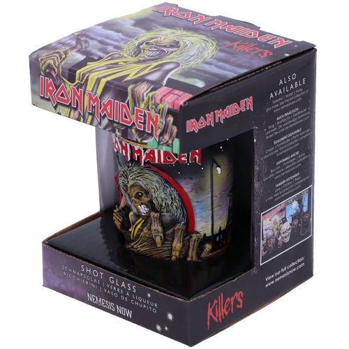 NEMESIS NOW IRON MAIDEN THE KILLERS SHOT GLASS 8.5CM slika 6