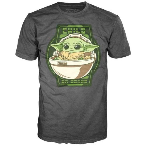 Star Wars Mandalorian Yoda The Child On Board t-shirt - vel. S slika 1