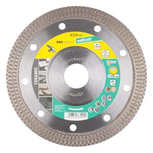 Wolfcraft Dijamantna Rezna Ploča Za Keramiku „Pro Ceramic Turboˮ 125×1,4×22,23 mm - 8329000