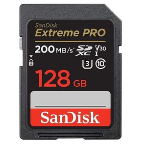 SanDisk Extreme PRO SDXC memorijska kartica 128GB 200MB/s & 90MB/s čitanje/pisanje UHS-I, Class 10, U3, V30 (IZLOŽBENI ARTIKL)