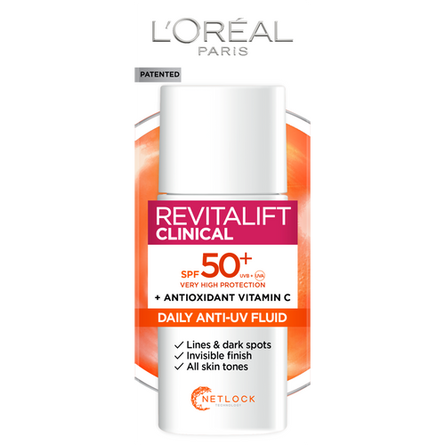 L'Oreal Paris Revitalift Clinical lagani dnevni fluid sa UV zaštitom i vitaminom C SPF 50+ 50ml slika 2