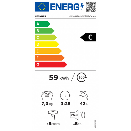 Heinner slim perilica rublja HWM-H7014IVSMTC+++ slika 4