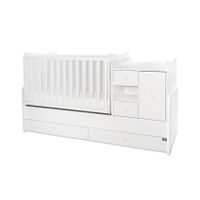 LORELLI MiniMAX Modularni krevetić 4in1 s Mehanizmom Ljuljanja White 190x72 cm