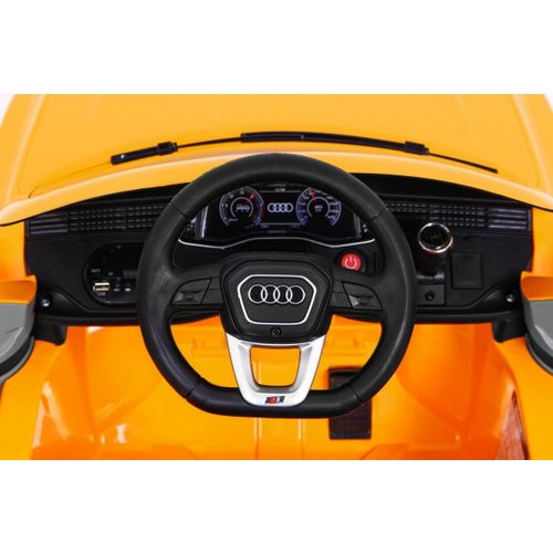 Licencirani auto na akumulator Audi  Q8 LIFT  - žuti slika 8