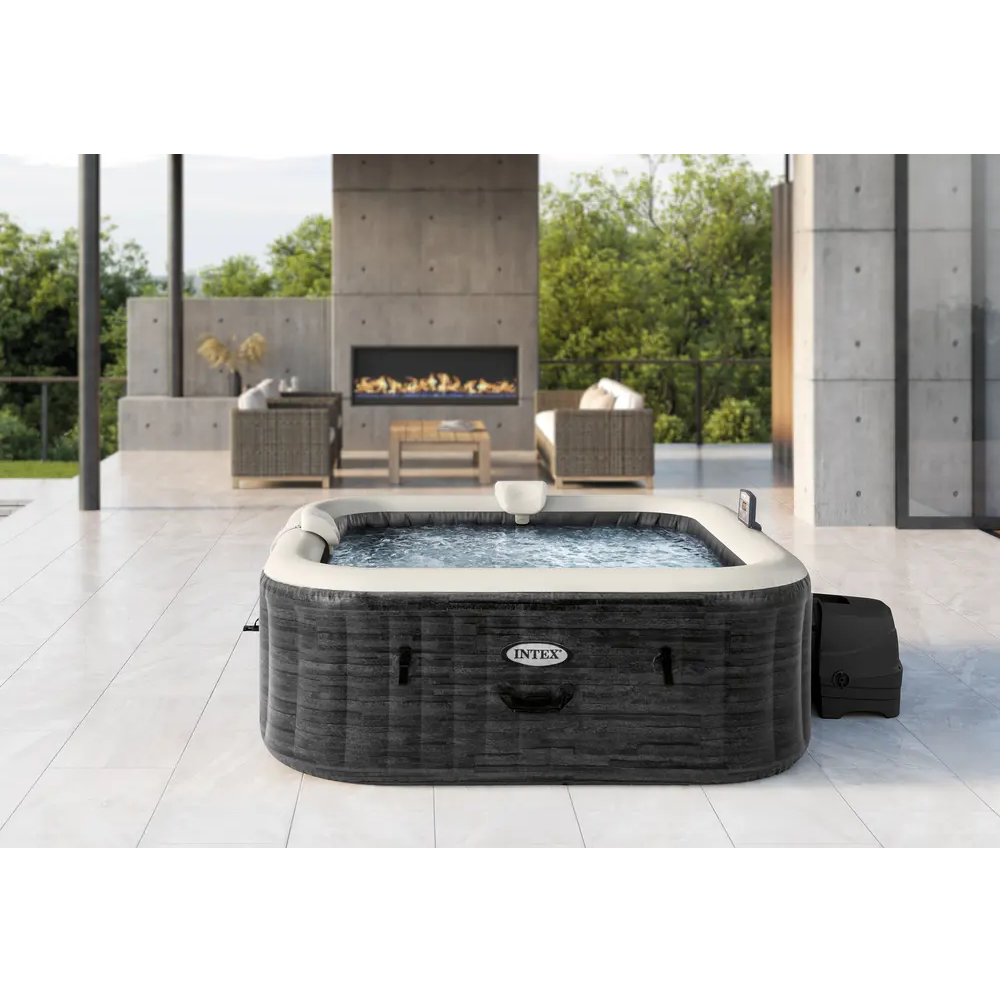 Intex hidromasažni bazen 196x196x71 cm Greystone Deluxe, kvadratni - 28452NP slika 7