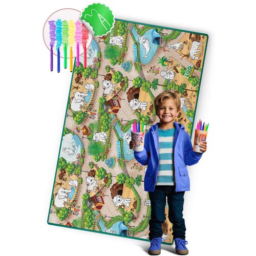 Ricokids XXL podloga za bojanje + flomasteri GRATIS 200 x 120 x 0,3 cm slika 5