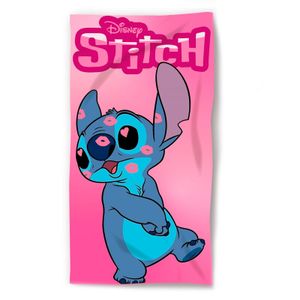 Disney Stitch Kiss microfibre beach towel