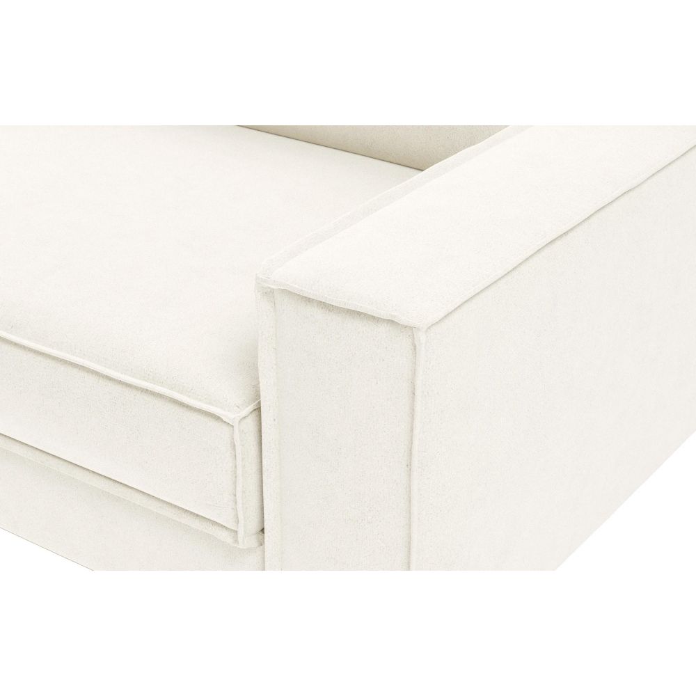 Sofa za Jednu Osobu Sparrow Loveseat - boje: mliječni pjenasti orah slika 3