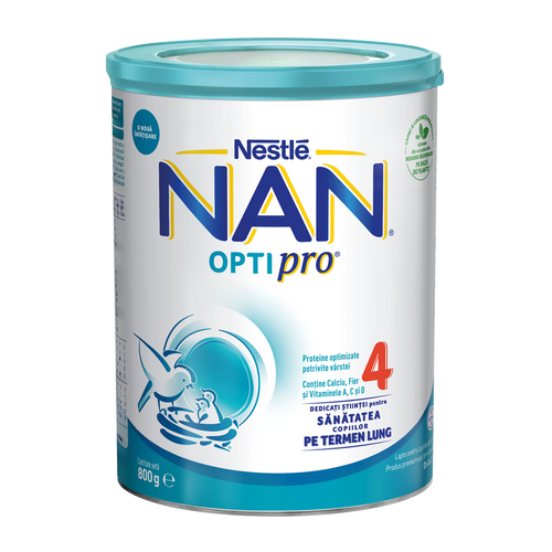 Nestlé NAN® OPTIPRO® 4, Prah za pripremu mliječnog napitka za malu djecu, limenka, 800g  slika 1