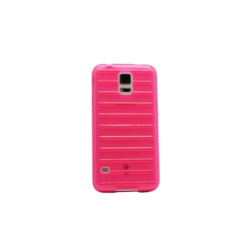 Maska silikonska Rib za Samsung I9600 S5/G900 pink slika 1