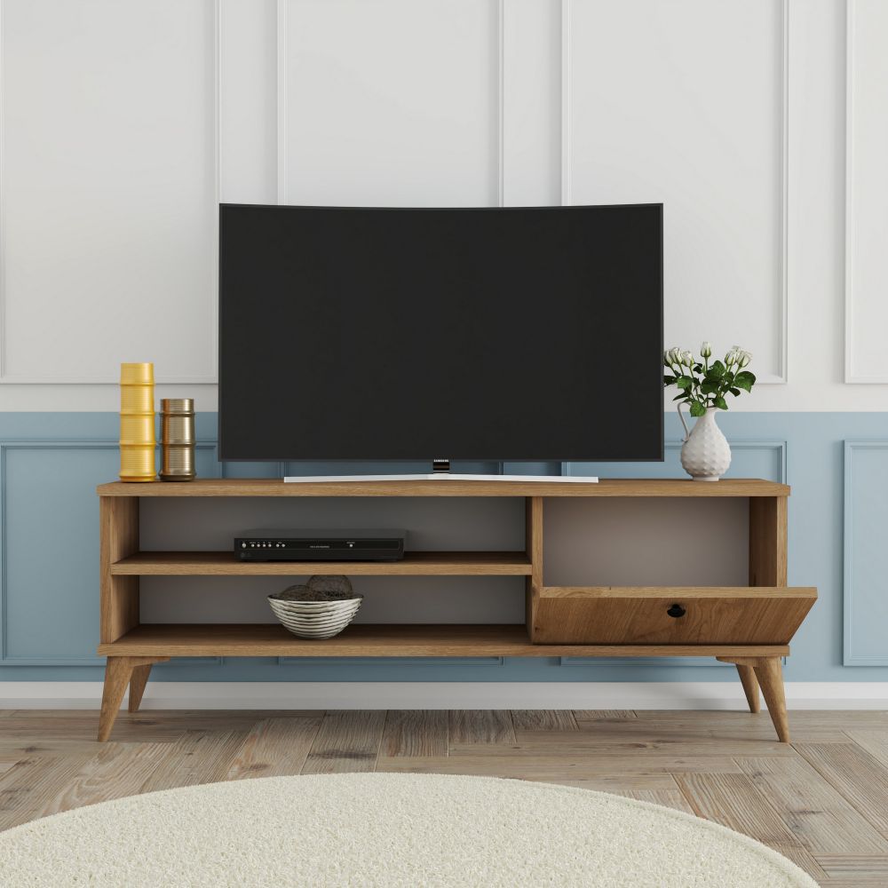 Retro 1562 TV Stalak od Hrasta slika 3