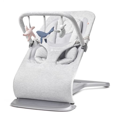 Ergobaby ležaljka Evolve 3u1 - Light Grey  slika 6