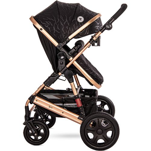 LORELLI LORA Luxe Black Kolica 3u1: Košara + Autosjedalica + Zimska Navlaka (0mj+) - (do 15kg/96cm) slika 6