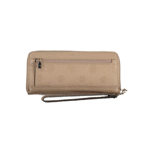 GUESS JEANS WOMEN'S WALLET BEIGE slika 2