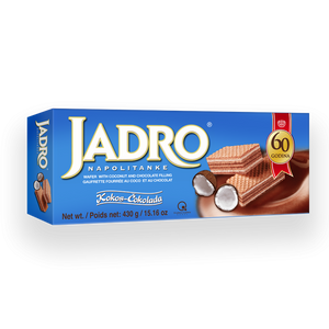 Kraš Jadro napolitanke kokos-čokolada 430g KRATAK ROK