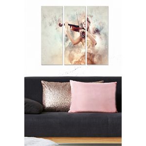 Dekorativna MDF Slika u Više Boja MDF139307069 (Set od 3 Komada)