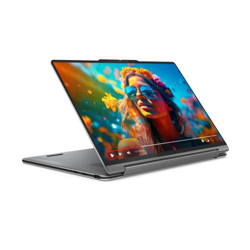 Lenovo 83AC003RYA Yoga 9 2-in-1 14IMH9 (Luna Grey, Aluminium) 16-Core Ultra 7 155H 5.0GHz/24MB 32GB DDR5 1TB-NVMe 14.0" 4K (3840x2400) OLED 400n Touch-Gossy HDR500 DolbyVision ToF-1080p Intel-ARC-AI Boost WiFi AX BT5.3 Pen 3-in-1 Backlite FPR 75Wh 1.4kg W11P+Sleeve slika 2