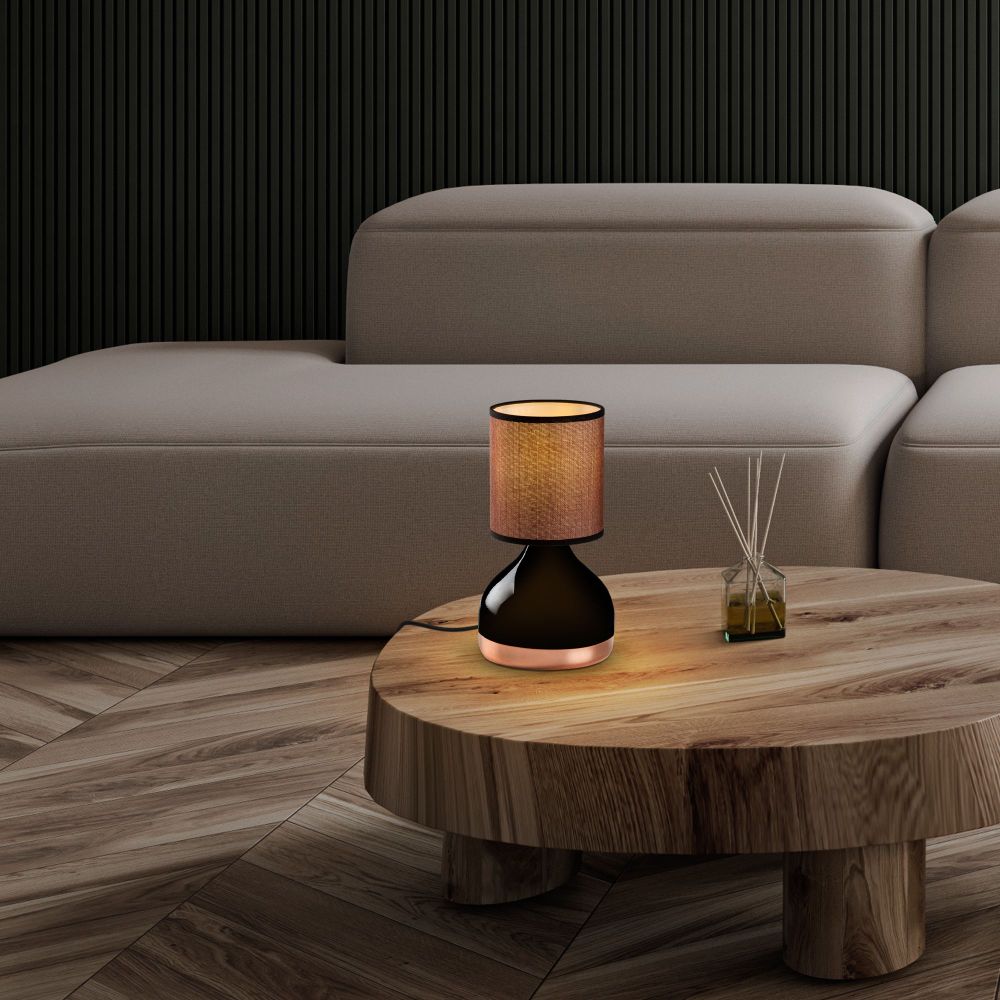 Yıldo - 8014 Crna i Smeđa Stolna Lampa slika 3