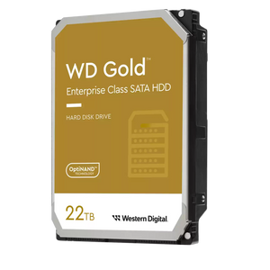 WD Gold 22TB HDD, 7200 RPM, 512MB Cache