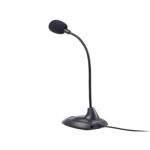 MIC-205 * Gembird Desktop mikrofon, savitljivo telo, black, 3.5mm sa prekidacem (249) slika 1