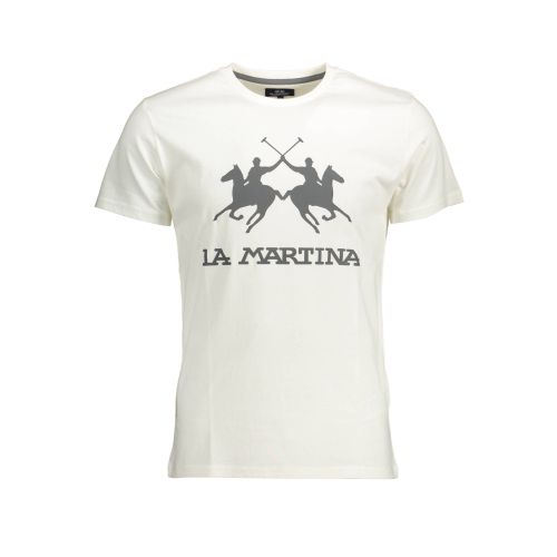 LA MARTINA MEN'S WHITE SHORT SLEEVE T-SHIRT slika 1