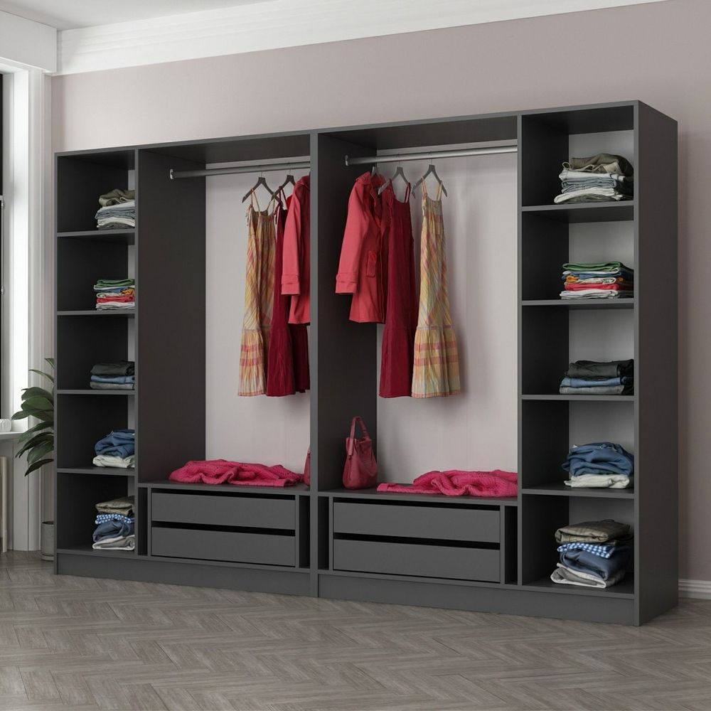 Ormar Kale - 6093 Antracit Crni slika 4