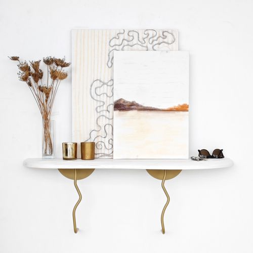 Edera - Gold, White Gold
White Wall Shelf slika 6