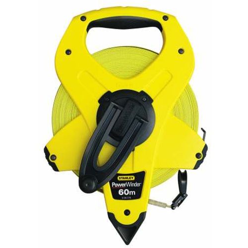 Stanley geodetska mjerna traka od stakloplastike Powerwinder 60m slika 1