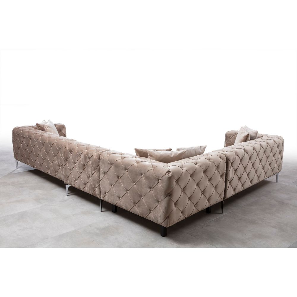 Como Ugaona Sofa Lijeva - Bež slika 3
