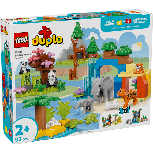 LEGO® DUPLO® 10446 Obitelji divljih životinja 3u1 slika 1