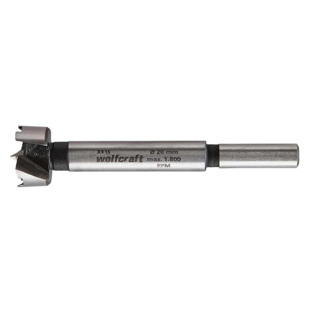 Wolfcraft Glodalo Cilindrično Forstner fi 20 x 90 mm Prihvat 8 mm - 3315000 slika 2