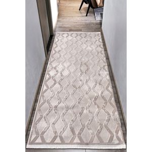 Diva - 9558 Bež Tepih za Hodnik (120 x 250 cm)