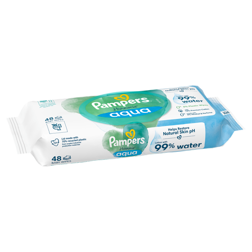 Pampers vlažne maramice Harmonie Aqua 48 komada slika 3