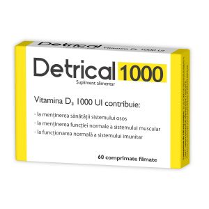 DETRICAL 1000 IU - 60 Tableta