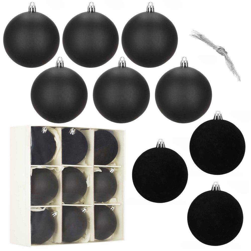 Ca1538 set božićnih kuglica 8 cm 9 kom. slika 4