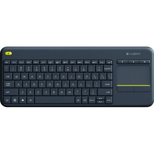 Logitech K400 Plus Wireless Touch Keyboard Black, US slika 1