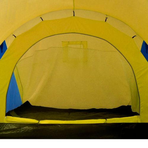 Šator za kampiranje za 6 osoba tamna plava/žuta slika 35