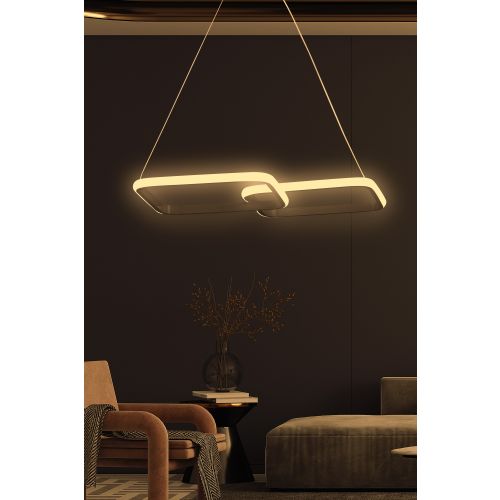 Puppis Black-Yellow Light Black Chandelier slika 2