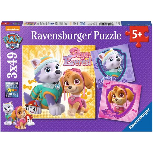 Ravensburger Puzzle Paw Patrol, Sky &Everest 3x49kom slika 1