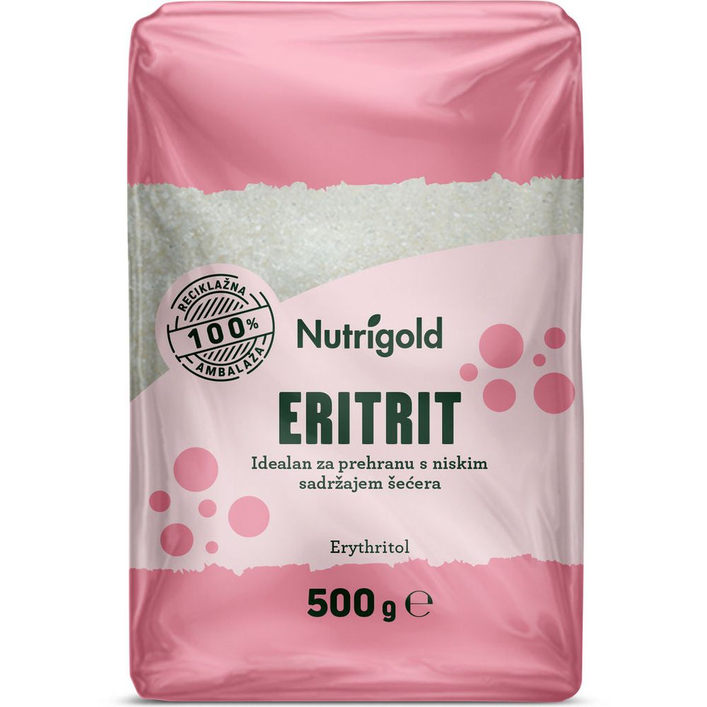 Nutrigold Eritrit Prirodni zaslađivač 500g slika 1
