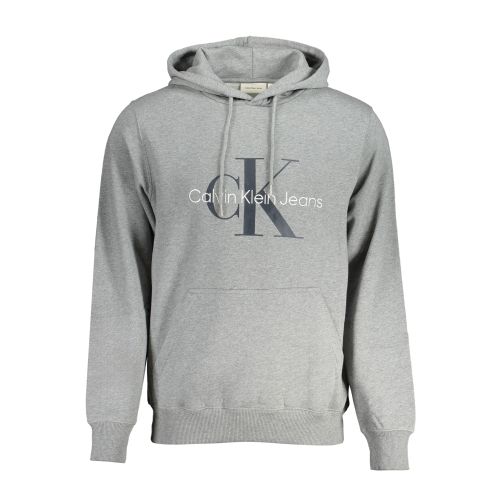 CALVIN KLEIN MEN'S ZIP-UP SWEATSHIRT GREY slika 1