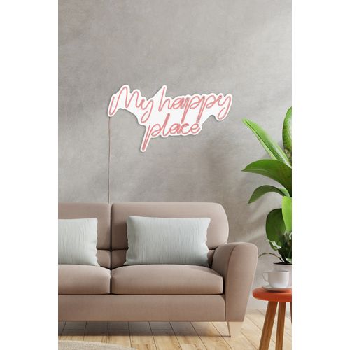 Wallity Zidna LED dekoracija, My Happy Place - Pink slika 5