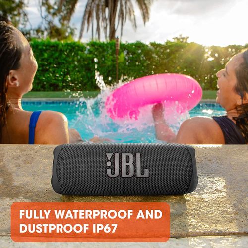 JBL Flip 6 Bluetooth prijenosni zvučnik, siva slika 2