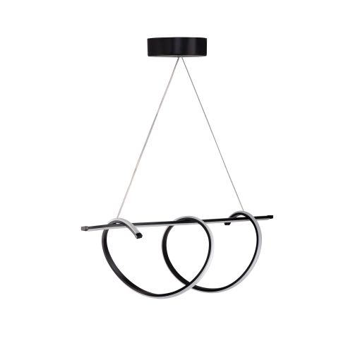 Tauri Black-Yellow Light Black Chandelier slika 4