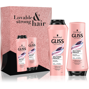 Gliss Split Ends Miracle Poklon paket za kosu Šampon 250 ml + Regenerator 200 ml