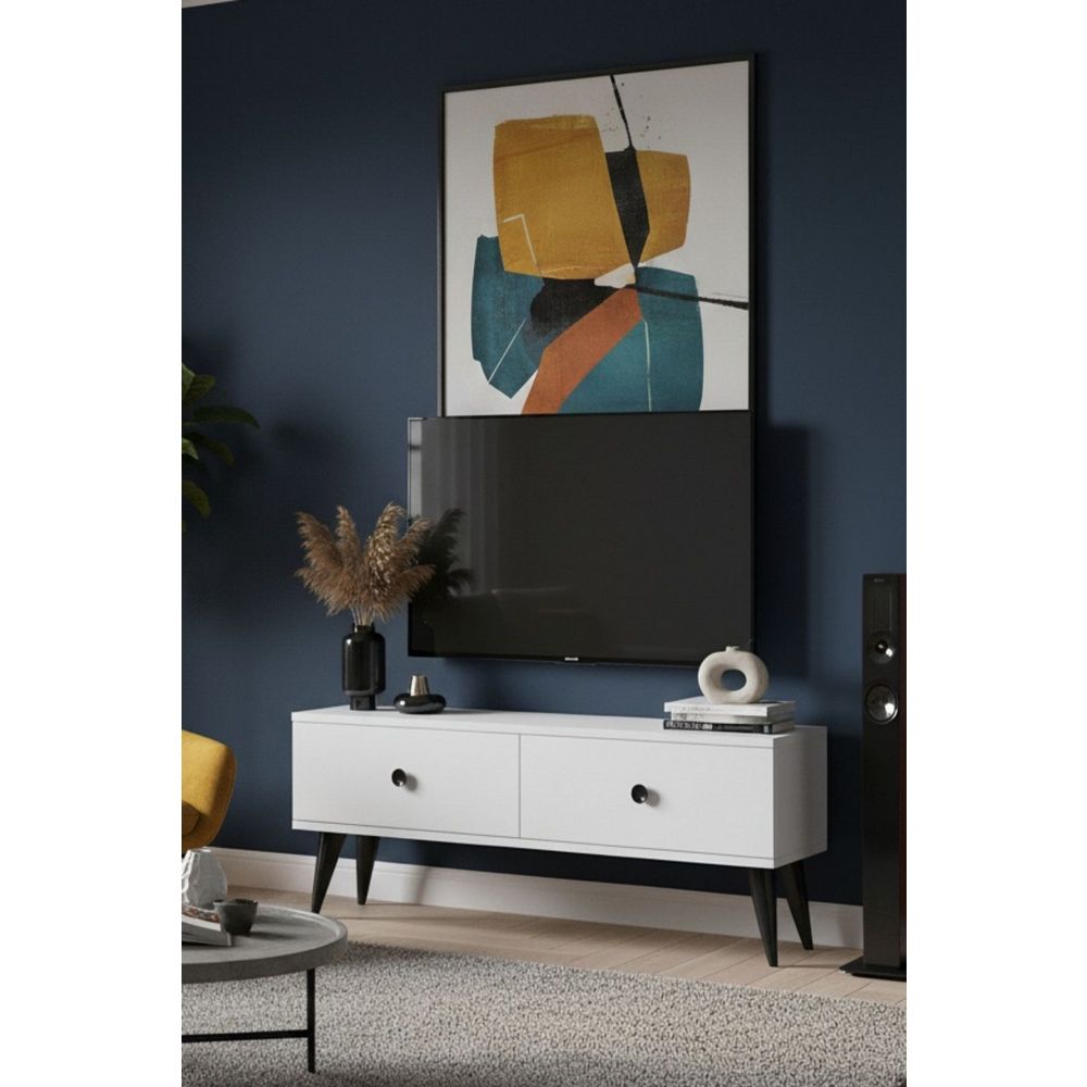 TV Stalak Mona 120 - Bijela slika 1