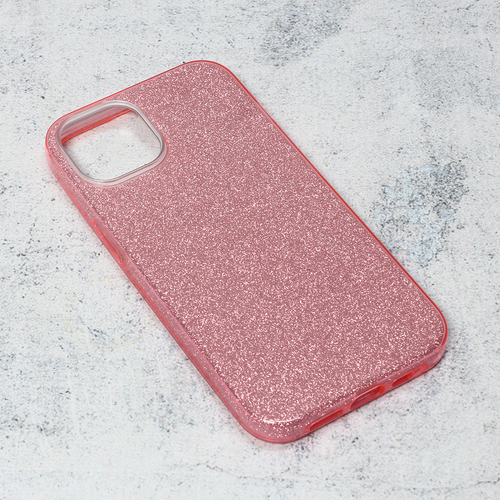 Torbica Crystal Dust za iPhone 14 6.1 roze slika 1